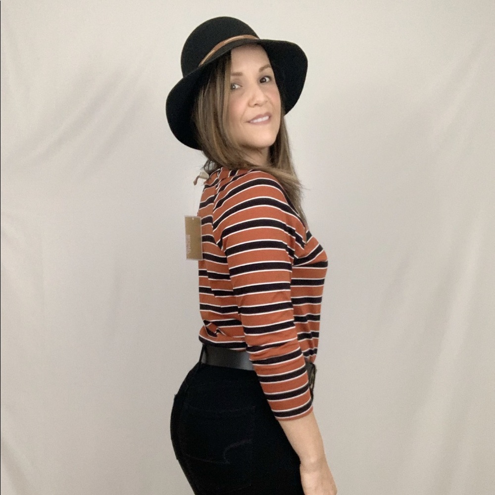 Michael Kors Maple Striped Top - Picture 3 of 4